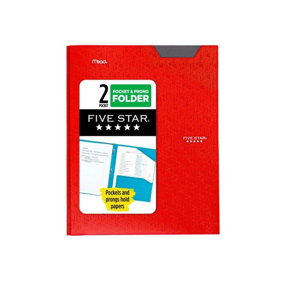 New 3 Five Star 2-Pocket Folder - Picture 1 of 5